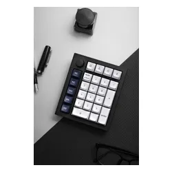 Klawiatura KEYCHRON Q0 Max Wireless Number Pad Switch Gateron Jupiter Banana Czarno-biały