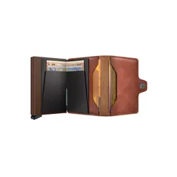 Podwójny portfel RFID Secrid Twinwallet Vintage - cognac / brown