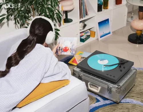 Gramofon Sony PS-LX3BT Automatyczny Napęd paskowy Przedwzmacniacz Bluetooth Czarny