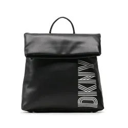 Rucsac DKNY Tilly Md Foldover Ba R31kz350 Negru / Argintiu BSV