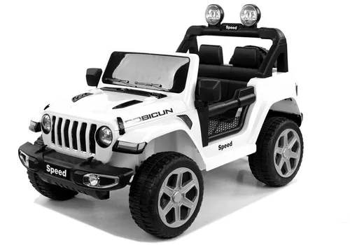 Samochód Na Akumulator Auto Dla Dziecka Jeep Speed 4X4 Eva Pilot Skóra