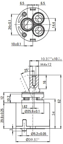 Bateria DEANTE Aster BCA 061M Chrom