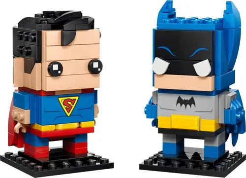 LEGO 40859 BrickHeadz Figurki Supermana I Batmana ze Złotej Ery