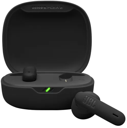 Słuchawki douszne JBL Wave Flex 2 Wodoodporne Czarny