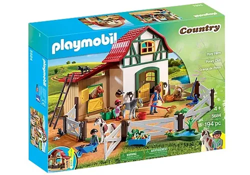 Playmobil Набор фигурок из страны 5684 Пони-ферма