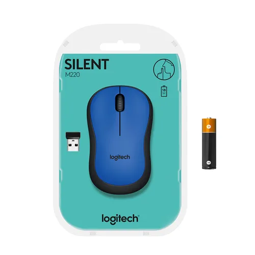 Myszka Logitech M220 Silent Niebieski