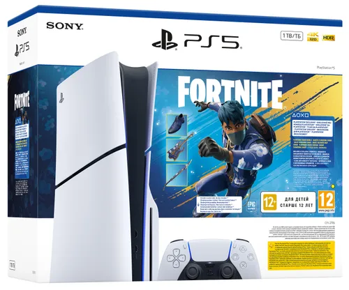 Konsola SONY PlayStation 5 Slim E-chassis + Fortnite Pakiet Rozkwitający Chaos