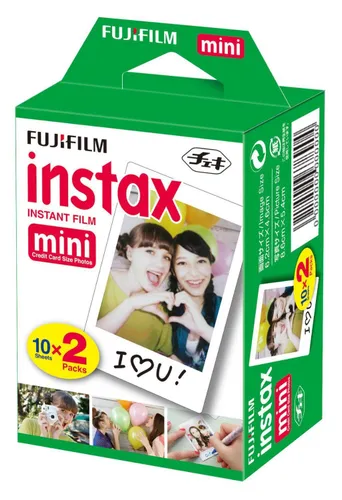 Фотоаппарат Fujifilm Instax Mini 12 (Белый) + картриджи 2x10