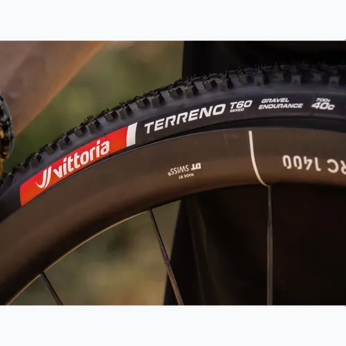 Opona rowerowa Vittoria Terreno T60 G2.0 TLR Gravel Endurance 700x40c czarny/brązowy