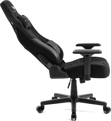 Fotel GAMVIS Elite 2.0 XL Basic Czarny (białe elementy)