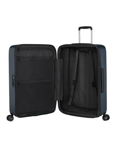 Walizka średnia poszerzana Samsonite Fyrm EXP - steel blue