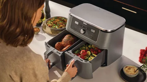 Air fryer Frytkownica beztłuszczowa NINJA Dual Zone Max DZ400EU 9.5 l Szary