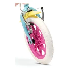 Rower dziecięcy TOIMSA Barbie 12 cali dla dziewczynki Różowy