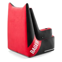 Fotel DIABLO CHAIRS X-Bager Czarno-Czerwony