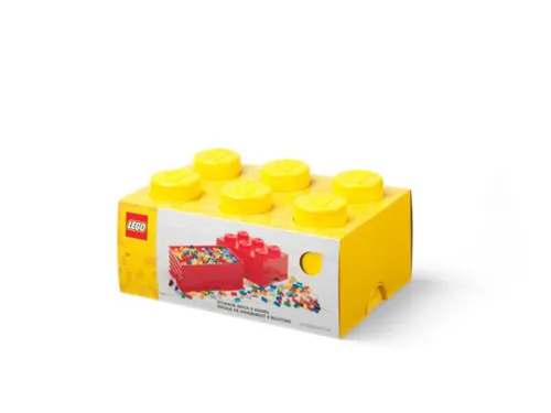 Lego Classic 40000802 Pojemnik klocek Lego Brick 6 - Żółty