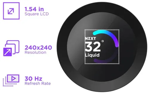 Chłodzenie wodne NZXT Kraken Plus 360 RGB Czarny