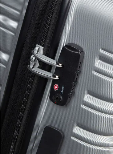 Средний чемодан American Tourister Flashline-sky silver