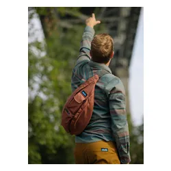 Рюкзак на одно плечо Kavu Rope Bag-red ochre