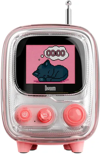 Głośnik mobilny DIVOOM Tivoo 2 Radio FM Różowy