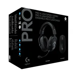 Słuchawki bezprzewodowe z mikrofonem Logitech G Pro Wireless + Mysz G Pro Superlight