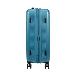 Чемодан American Tourister Astrobeam среднего размера с возможностью расширения - icy aqua