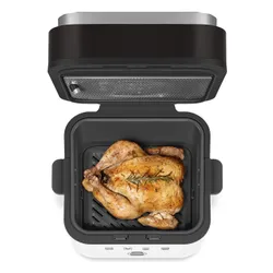 Air Fryer Frytkownica beztłuszczowa SMEG AFC01WHMEU 7l z okienkiem do obserwacji postępów gotowania