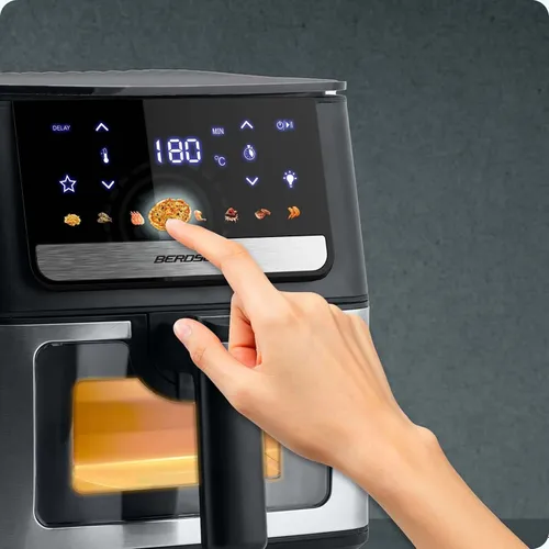 Air Fryer Frytkownica beztłuszczowa BERDSEN BD-655 6.5l 8 automatycznych programów