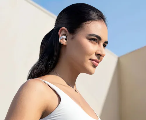 Słuchawki douszne SOUNDCORE AeroClip Open-Ear Wodoodporne Biały