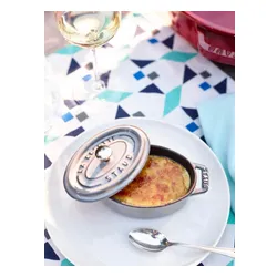 Mini garnek żeliwny owalny STAUB MINI COCOTTE 250 ML Grafitowy