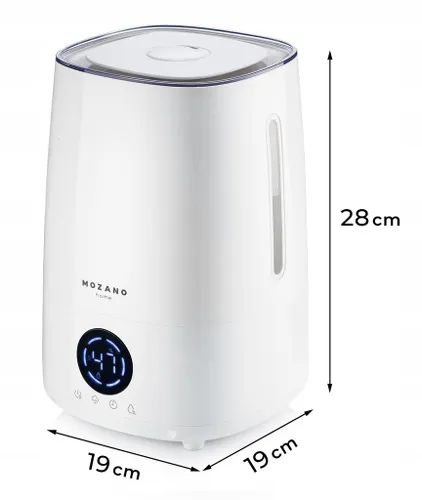 Nawilżacz ultradźwiękowy MOZANO Ultrasonic Biały