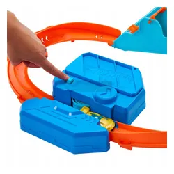 HOT WHEELS TRACK CREATOR TOR SUPER SKOK zestaw z napędem + autko JDB49