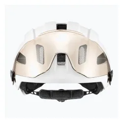Kask rowerowy UVEX Stride Visor white matt/litemirror silver