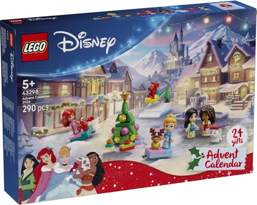 LEGO 43298 Disney Princess Kalendarz adwentowy na 2026 rok