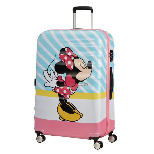 Walizka duża American Tourister Wavebreaker Disney - Minnie pink kiss