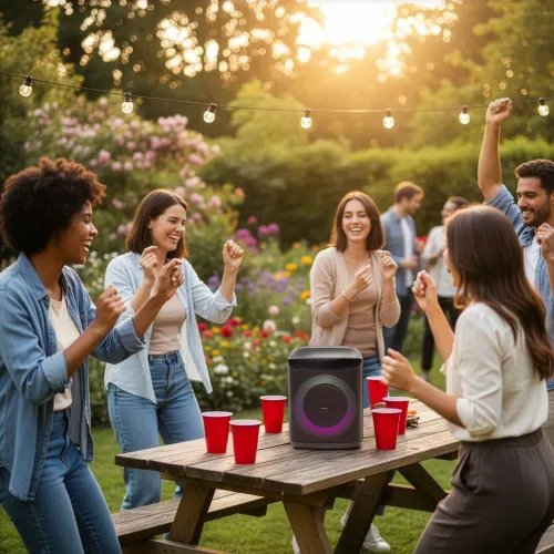 Power Audio Zehnder Party Box PB400 40W Mikrofon Bluetooth Czarny