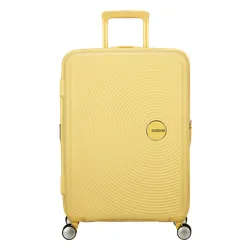 Средний чемодан American Tourister Soundbox 67cm - Pastel Yellow