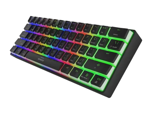 Klawiatura mechaniczna Genesis Thor 660 RGB Gateron Brown Czarny