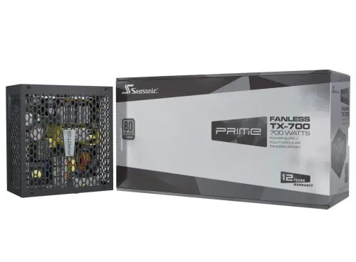 Zasilacz Seasonic Prime Fanless TX-700 700W 80+ Titanium Czarny