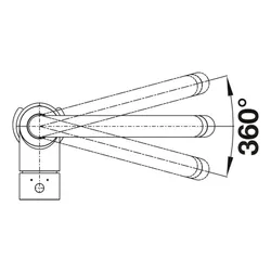 Bateria BLANCO Mida-S 526146 Czarny