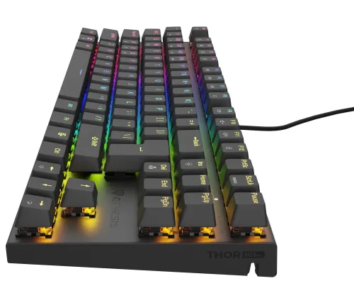 Klawiatura mechaniczna Genesis Thor 303 TKL HOT SWAP Outemu Brown Czarny