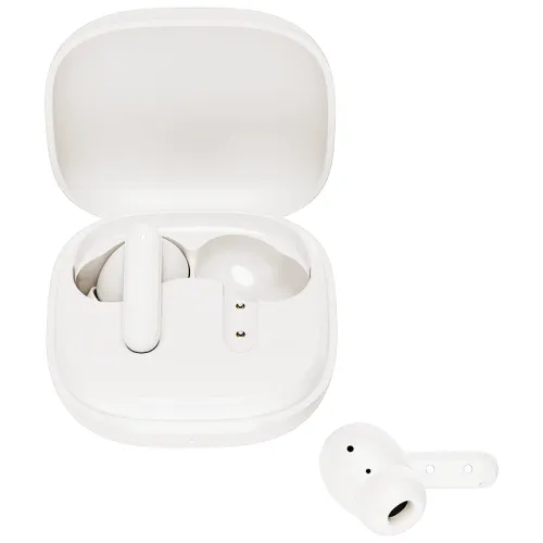 Słuchawki bezprzewodowe QCY Buds T43 Dokanałowe Bluetooth 5.3 Biały