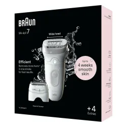 Эпилятор Braun S7 SE 7-041 Silver с бритвенной насадкой