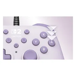 Pad Hori Turbo Cozy Lavender do Nintendo Switch 2 Przewodowy