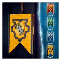 LEGO 76412 Harry Potter Flaga Hufflepuffu
