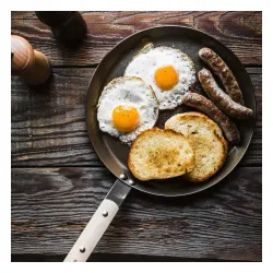 DE BUYER Mineral B Bois 24 cm - patelnia do naleśników ze stali węglowej