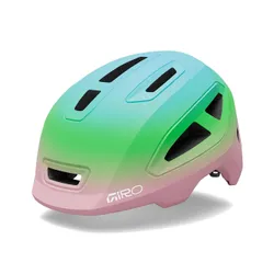 Kask rowerowy dziecięcy Giro Scamp II matte light pink/green fade