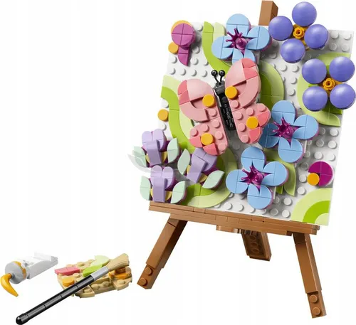 LEGO Creator 3w1 31390 Dekoracyjny obraz z kwiatami, zestaw klocków 8+