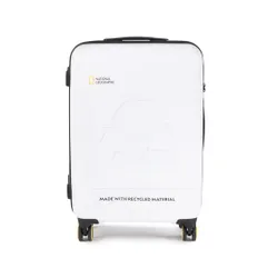 Средний жесткий чемодан National Geographic Medium Trolley N205HA.60.01 White