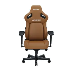 Fotel Anda Seat Kaiser 4 XL Gamingowy do 200kg Skóra Eco Brązowy