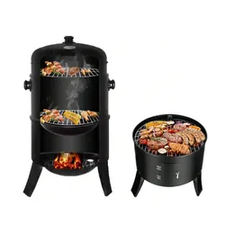 Grill węglowy VELACO VL12-BLACK Czarny